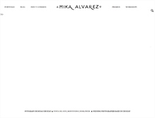 Tablet Screenshot of mikaalvarez.com